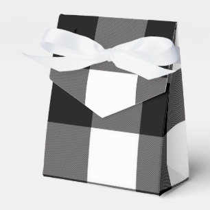 Ballotins Buffalo noir et blanc À damiers Carrés