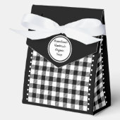 Ballotins Buffle Check - Noir et Blanc - Tente 4x2x5 (Recto)