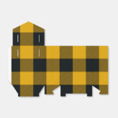 Ballotins Buffle Jaune et Noir À damiers Carré Plaid (Déplié)