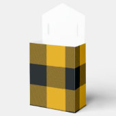 Ballotins Buffle Jaune et Noir À damiers Carré Plaid (Ouvert)