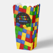 Ballotins Building Blocks Boy Birthday Brick Party Favor Box (Verso)
