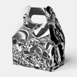 Ballotins Bulles d'argent avec ton en verre ou en métal