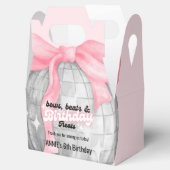 Ballotins Bulles Lettres Pink Bow Silver Disco Ball Annivers (Ouvert)