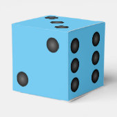 Ballotins Bunco Blue Dice ou Die Party Favoriser Box (Arrière)