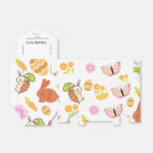 Ballotins Bunny Merci de Pâques fête d'anniversaire Faveurs (Déplié)