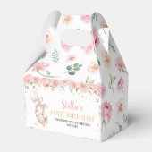 Ballotins Bunny Pink Balloon Ballotin de fête d'anniversaire (Arrière)