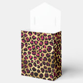 Ballotins Burgundy et Gold Leopard Series Design 2 (Ouvert)