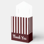 Ballotins Burgundy et White Stripe (Ouvert)