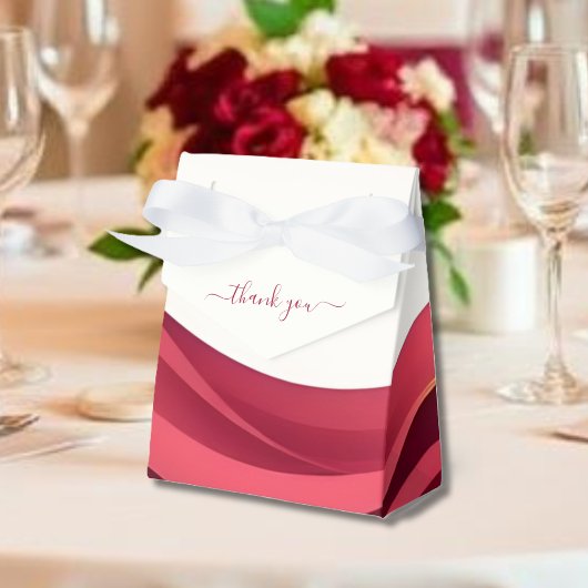Ballotins Burgundy Favor Boxes