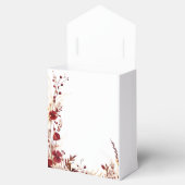 Ballotins Burgundy Red Floral Folio (Ouvert)
