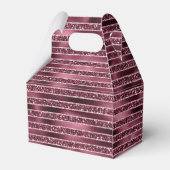 Ballotins Burgundy Rouge Rose Rose Gold Parties scintillant  (Arrière)