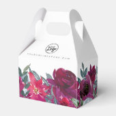 Ballotins Burgundy Sage Vert Bleu Floral Produit de marque (Arrière)