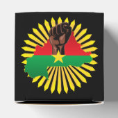 Ballotins Burkina Faso Carte, drapeau et première révolution (Haut)