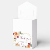 Ballotins Burnt Orange Citrouille Floral Chute d'amour Ballo (Ouvert)