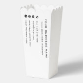 Ballotins BusinessName Info Société Promotional Popcorn Box (Verso)