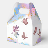 Ballotins Butterflies Fairy Gold Glitter 7th Birthday Party (Verso)