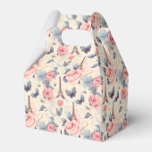 Ballotins Butterfly Tour Eiffel et Motif Rose Anniversaire (Arrière)