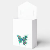 Ballotins Butterfly with Green Peacock Feathers (Ouvert)