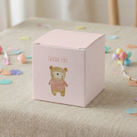 C’est une fille Aquarelle mignonne Baby shower ros