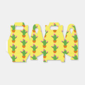 Ballotins Cactus Cartoon Motif Avec Fleurs Roses (Déplié)