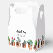 Ballotins Cactus et succulents dans des pots d'or Roses (Ouvert)