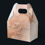 Ballotins Cadeau aquarelle poussière d'or rose<br><div class="desc">Cadeau aquarelle poussière d'or rose</div>