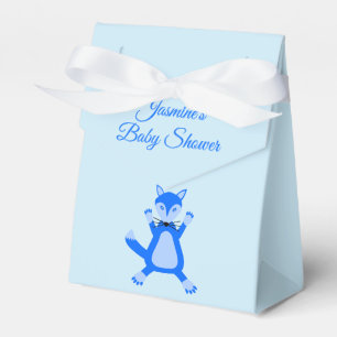 Ballotins Cadeau Baby Shower Renard Bébé Garçon Bleu