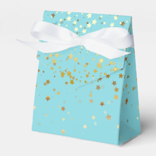 Ballotins Cadeau/Ballotin dans Sky Blue & Golden Stars