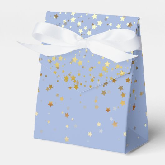Ballotins Cadeau/Ballotin en Dusty Blue & Golden Petite Star (Verso)
