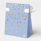 Ballotins Cadeau/Ballotin en Dusty Blue & Golden Petite Star (Arrière)