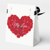 Ballotins Cadeau/Ballotin-Rouge Roses Coeur (Arrière)