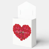 Ballotins Cadeau/Ballotin-Rouge Roses Coeur (Ouvert)