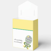 Ballotins Cadeau de bébé jaune vert (Ouvrir)