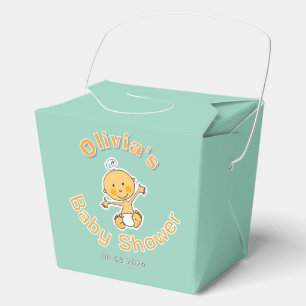 Ballotins Cadeau de douche personnalisé avec le nom du bébé 