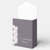 Ballotins cadeau de fleur d'aquarelle aux demoiselles d'honn (Ouvert)