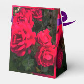Ballotins Cadeau de fleur de rose rouge romantique (Arrière)