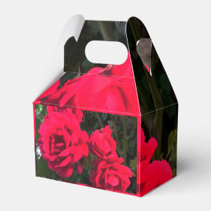 Ballotins Cadeau de fleur de rose rouge romantique