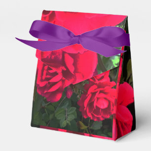 Ballotins Cadeau de fleurs de rose rouge romantique 