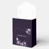 Ballotins Cadeau de groupe de mariage Violet floral géométri (Ouvert)