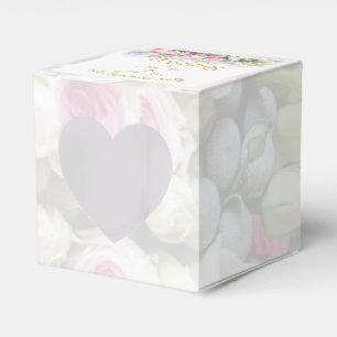 Ballotins Cadeau de mariage - Mariée avec un bouquet de mari