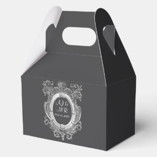 Ballotins Cadeau de mariage noir gothique
