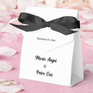 Ballotins Cadeau de mariage photo élégant et typographie min