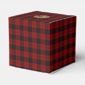 Ballotins Cadeau de Naissance Initial Thème Plaid de Buffalo (Arrière)
