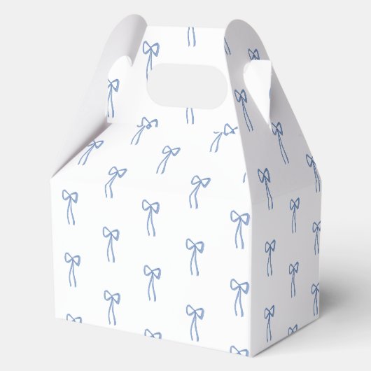 Ballotins Cadeau de Noces Coquette Bow Something Blue (Recto)