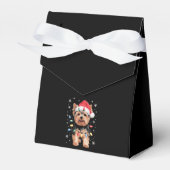 Ballotins Cadeau de Noël de Yorkie Chien de Noël Long (Verso)