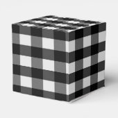 Ballotins Cadeau de Noël Plaid Buffalo | Or (Arrière)