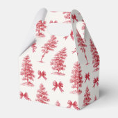 Ballotins Cadeau de Noël Vintage Rouge et Blanc (Arrière)