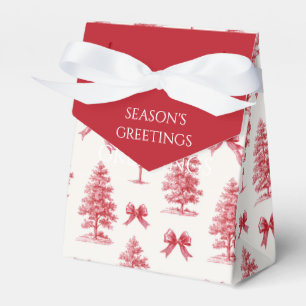 Ballotins Cadeau de Noël Vintage Rouge et Blanc