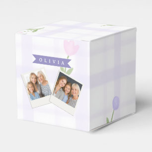 Ballotins Cadeau de nom de motif de fleur sauvage bleue pers