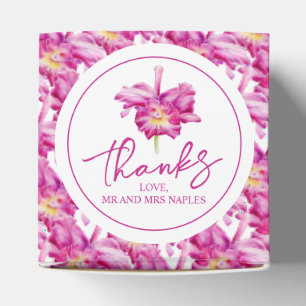 Ballotins Cadeau de remerciement floral aquarelle orchidée r